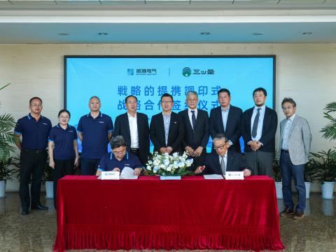 Z6尊龙凯时电气与日本三ッ星株式会社正式达成战术合作